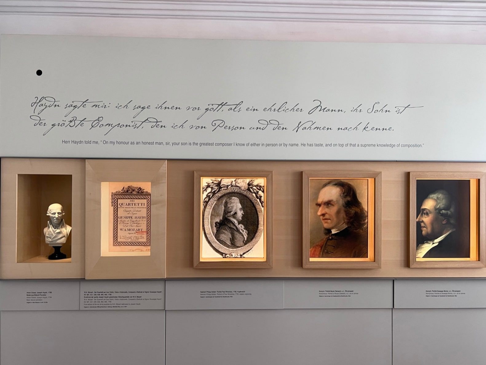 ©オーストリア政府観光局/ TYO
モーツァルトが活動していた時代と同時期の音楽家たちの肖像画