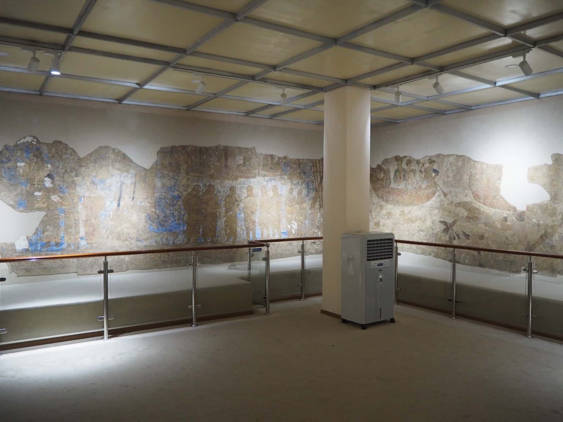 アフラシャブ博物館 7世紀の壁画