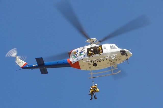 【参考】初代の消防防災ヘリ「ふくしま」（Bell412EP ）