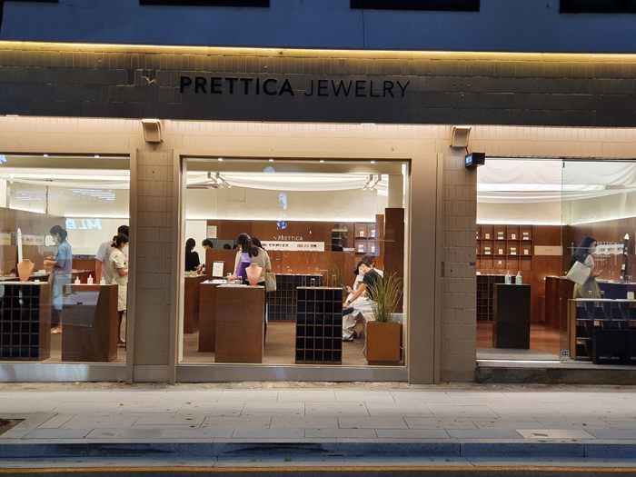 PRETTICA JEWELRYの外観