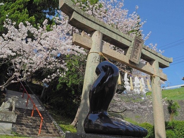 鎌に願いを！「足王神社」　　～赤磐市（旧山陽町）～