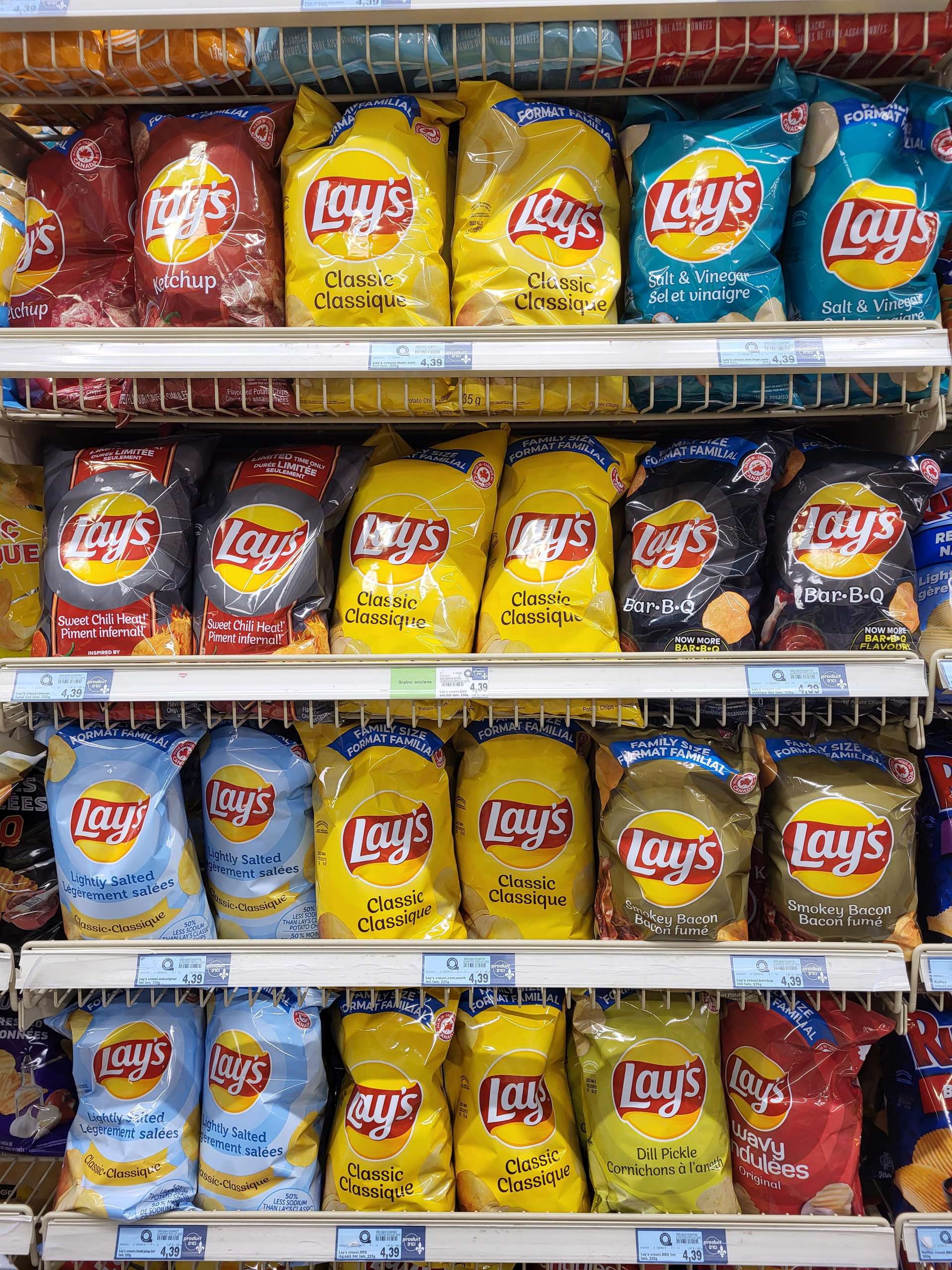 北米で有名な「Lay's」