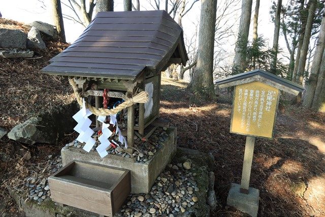 足の病を治す神様として信仰のある足音神社の祠があります。