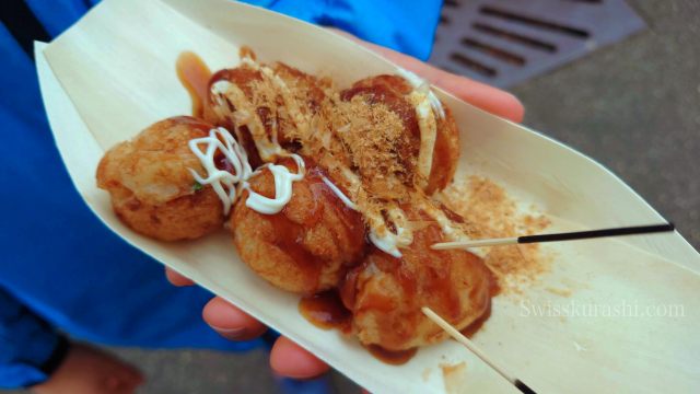 息子のリクエストで、たこ焼き購入!