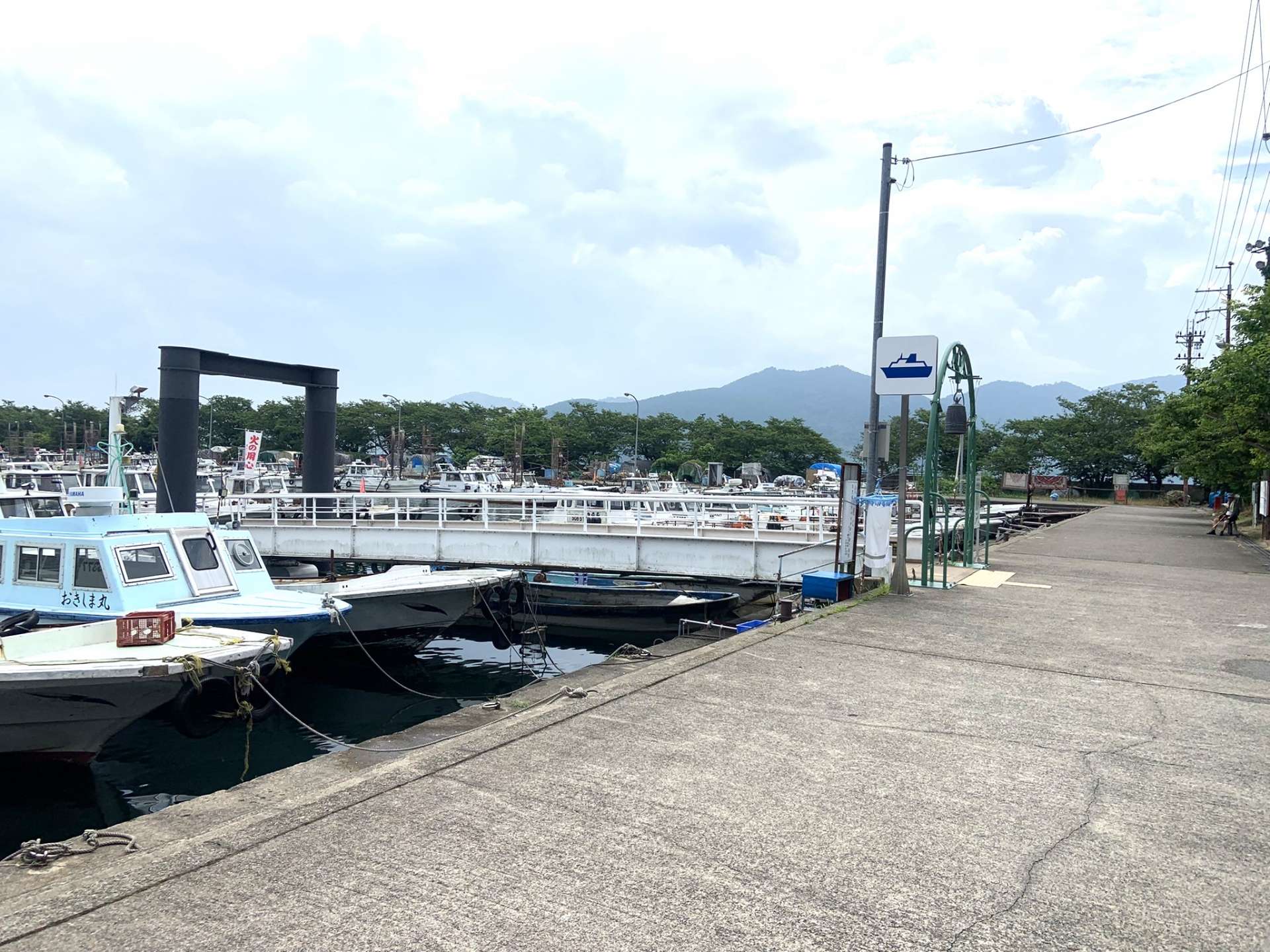 沢山のマイボート停泊中