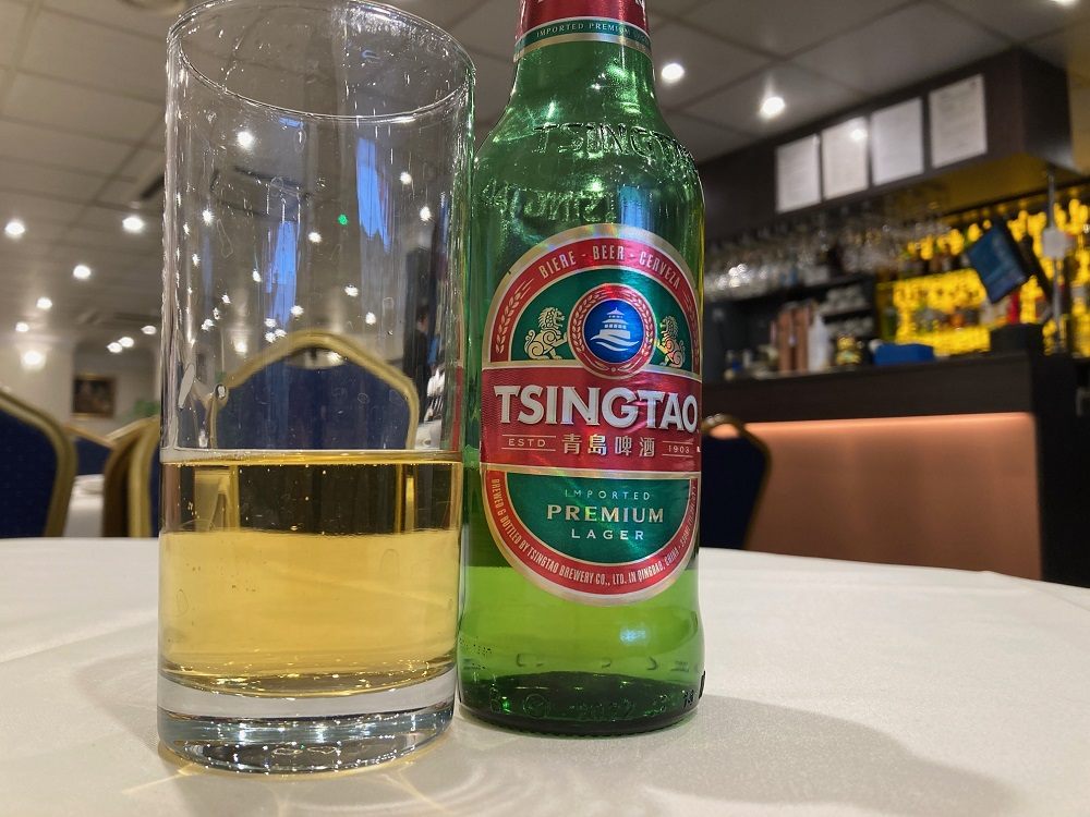 中華によく合う青島ビール