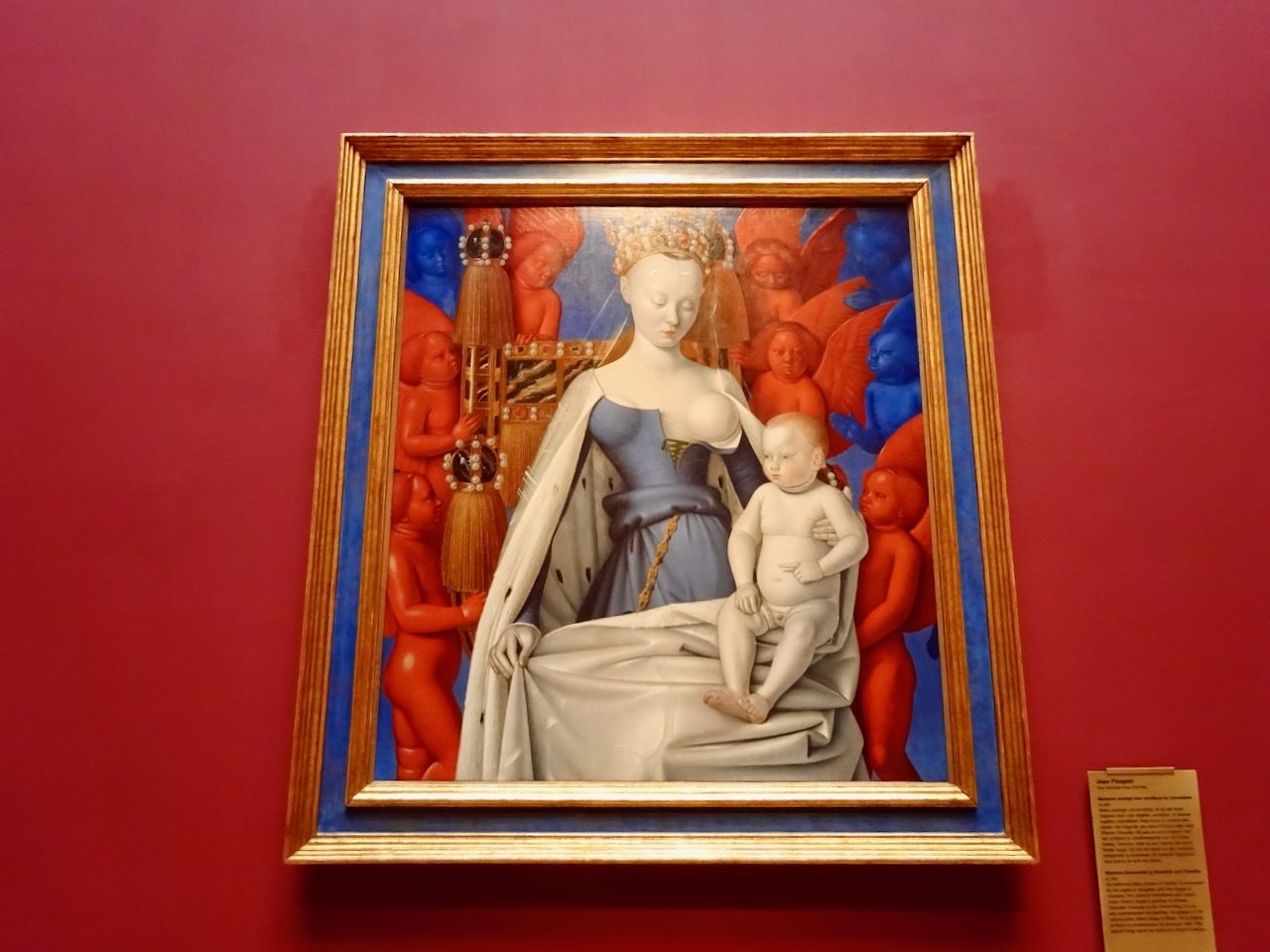 Madonna omringd door serafijnen en cherubijnen ©️Jean Fouquet