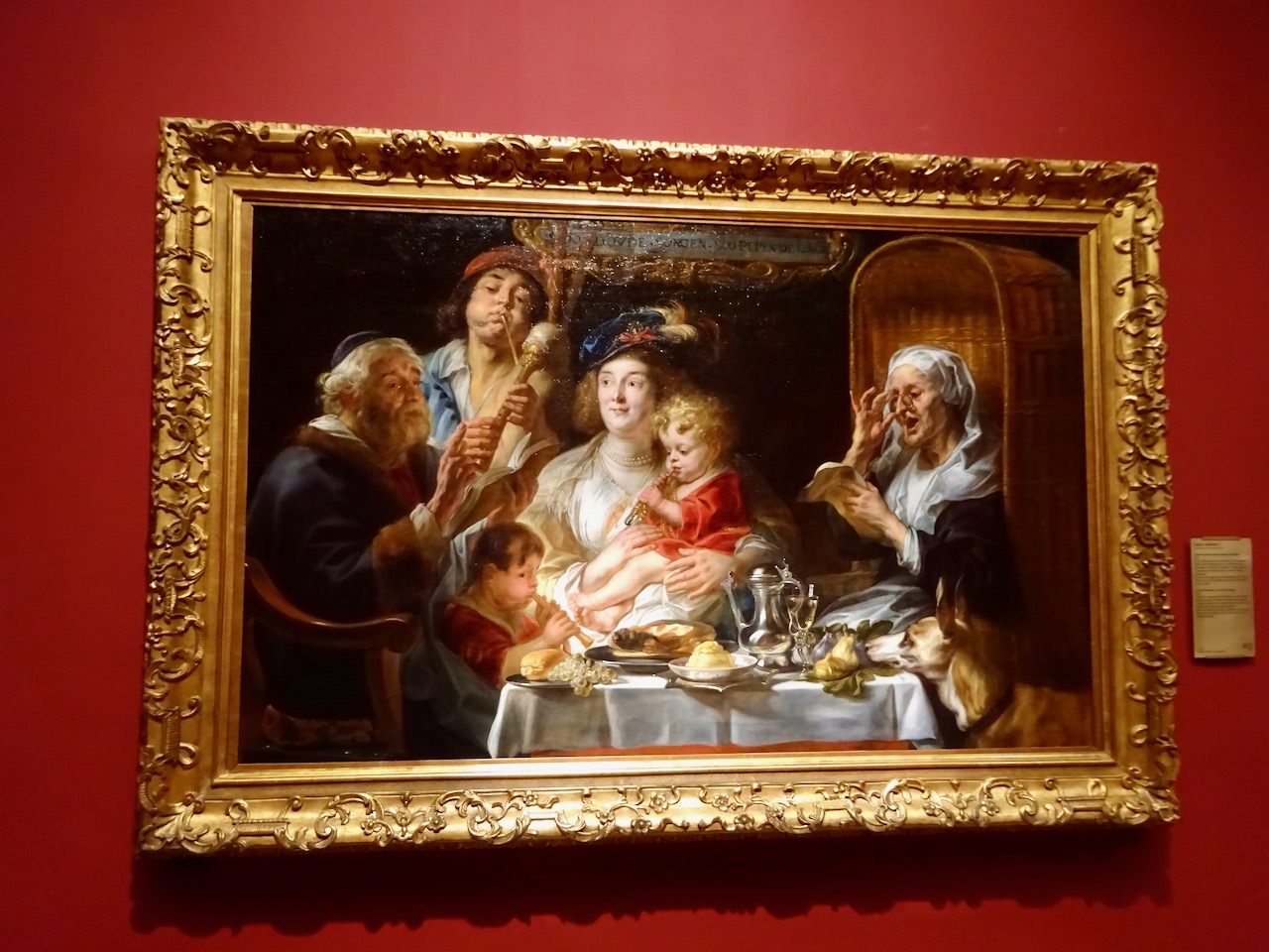 Zoals de ouden zongen, piepen de jongen©️ Jacob Jordaens I