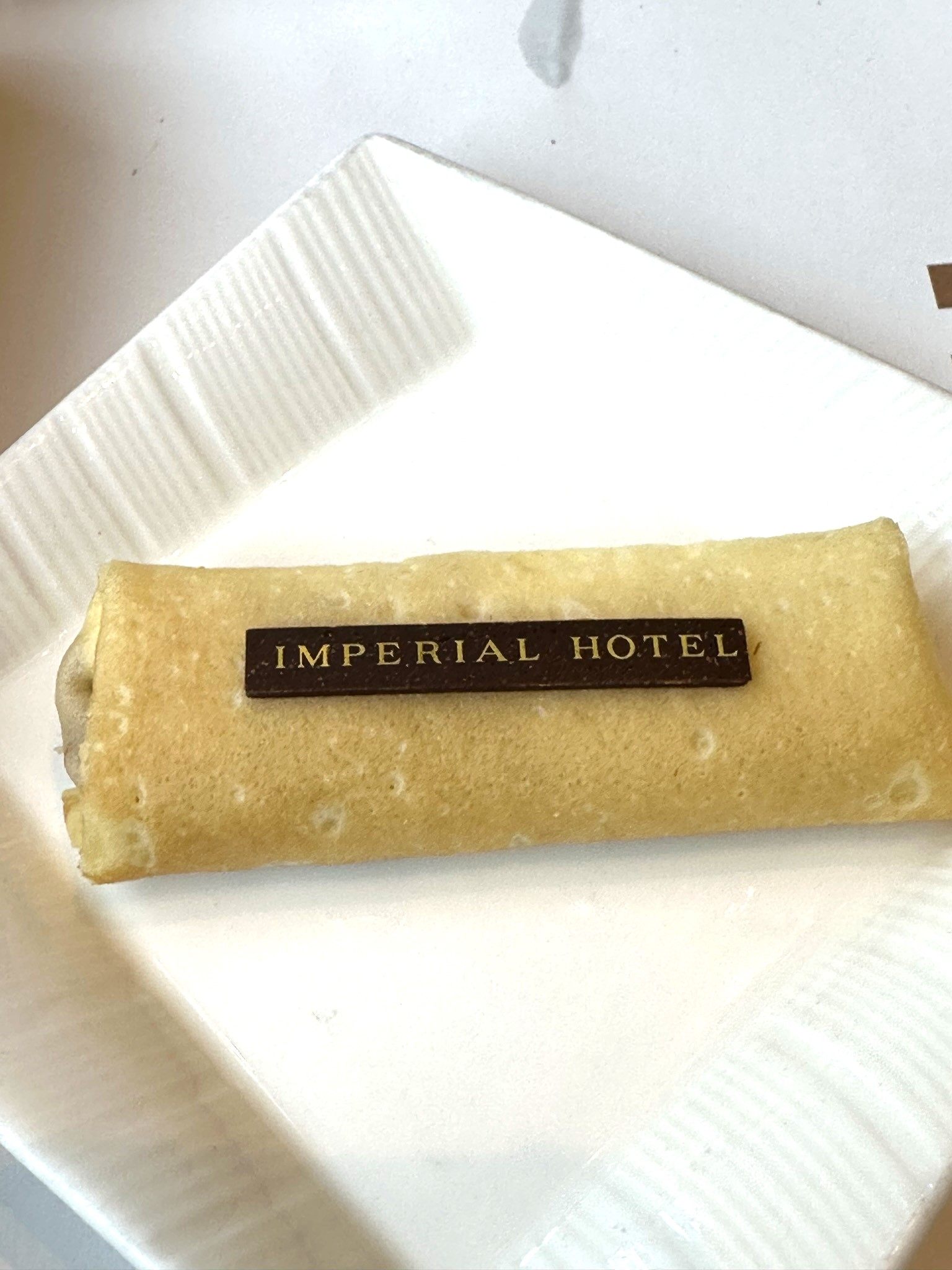 福寿園 焙じ茶ガナッシュのクレープ