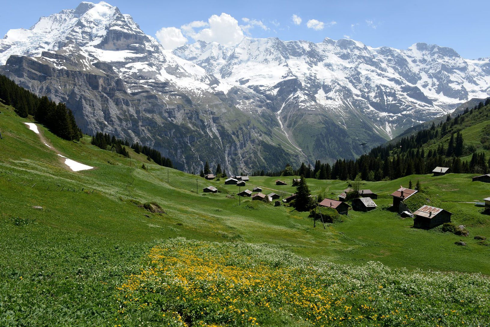 花の谷と呼ばれるハイキングコースは6月がベストシーズン