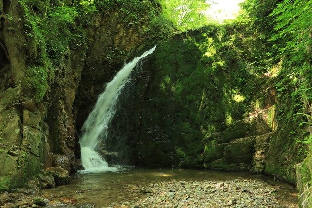 不動滝の様子です。