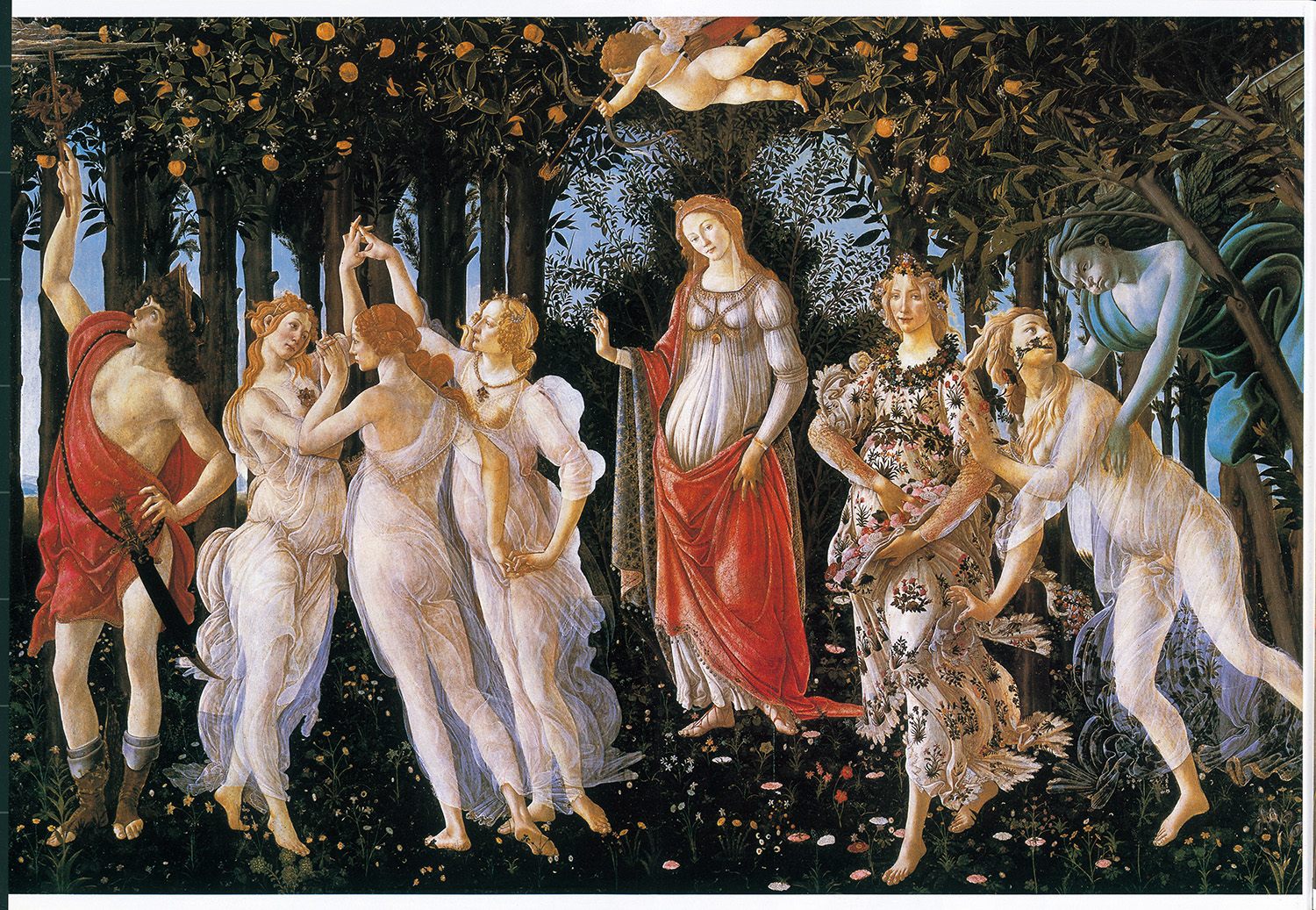 春/プリマヴェーラAllegoria della Primavera(1481~1482年頃)