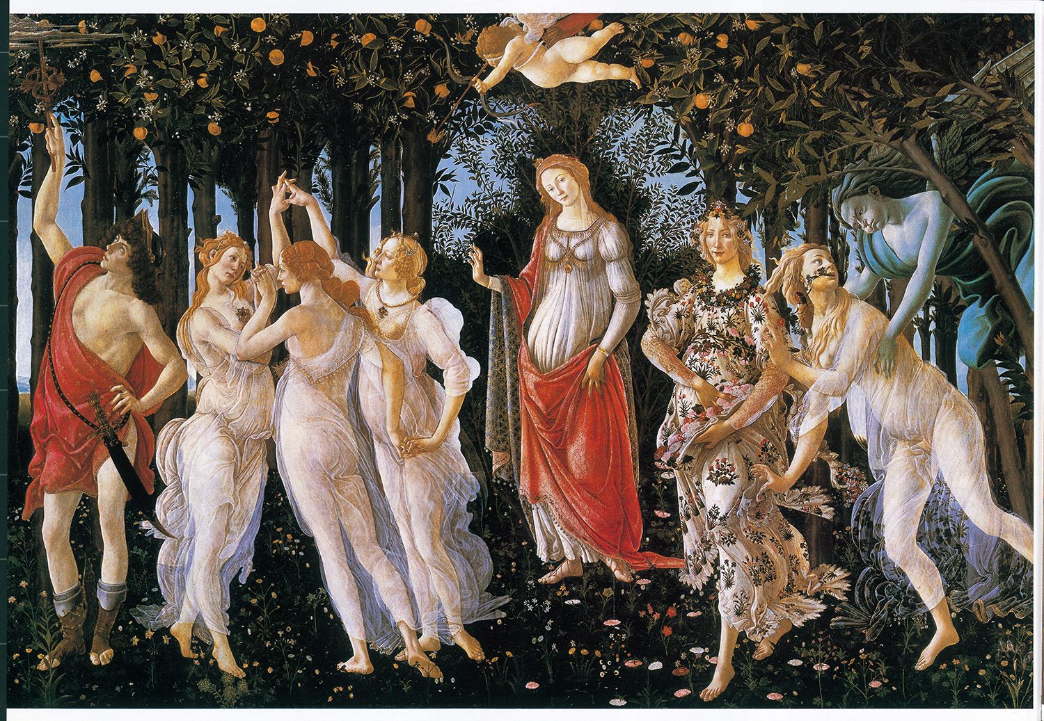 春/プリマヴェーラAllegoria della Primavera（1481～1482年頃）