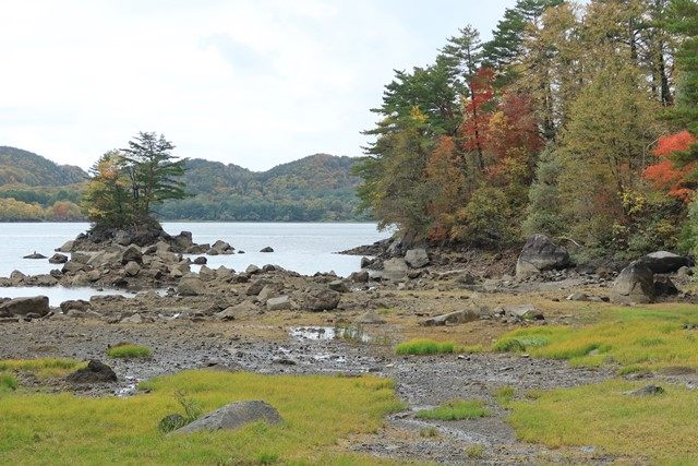 例年より水量は少ないそうです。