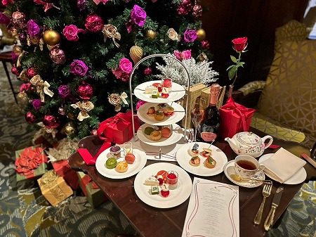 Xmasアフタヌーンティー”マノロ ブラニク ”とのコラボ＠ザ・リッツ・カールトン大阪