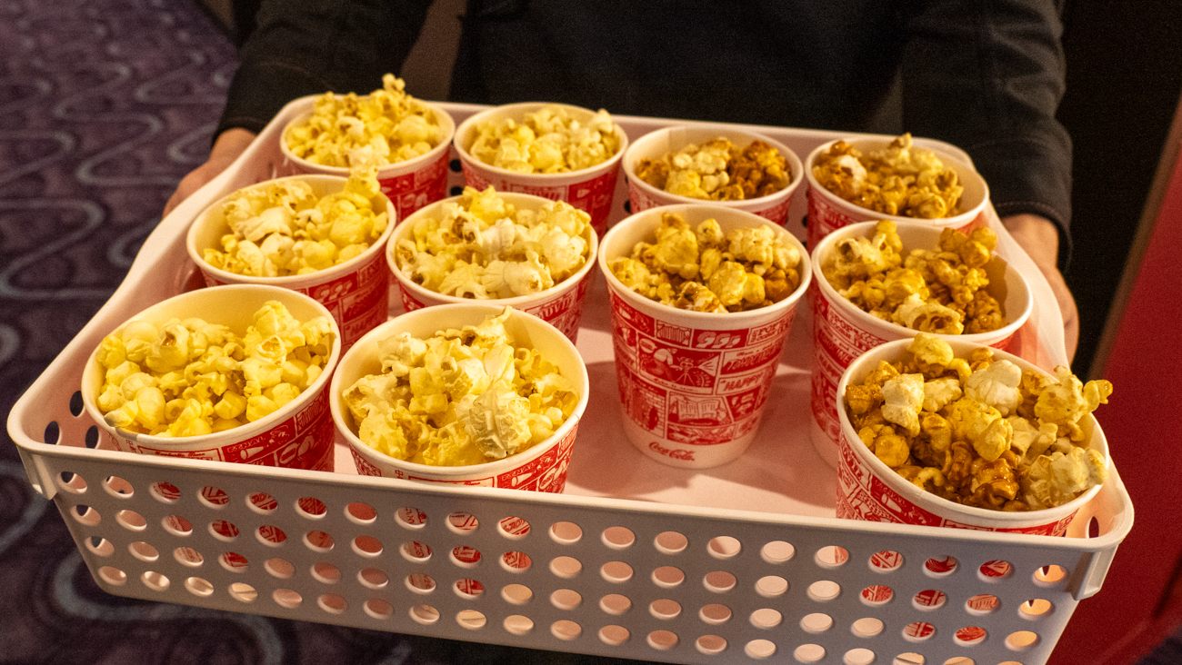 Popcorn made of the corn from Tokachi area in Hokkaido