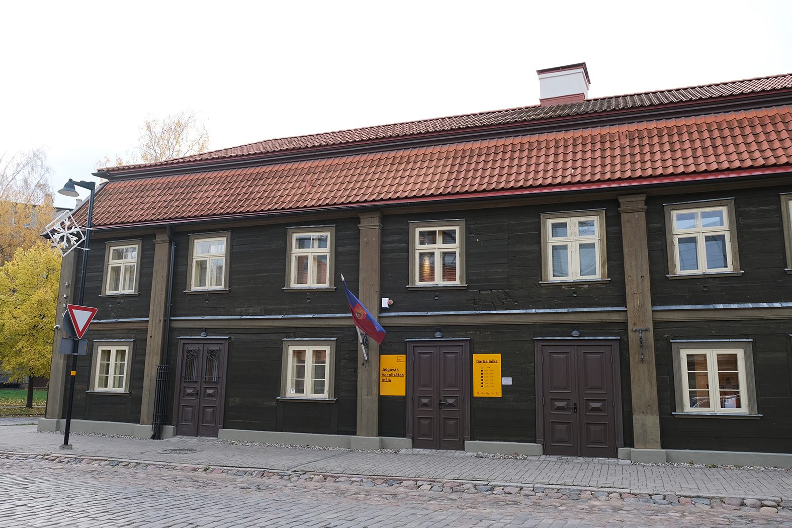 かつて住宅、商店が入っていた「ヤルガワ旧市街の家」