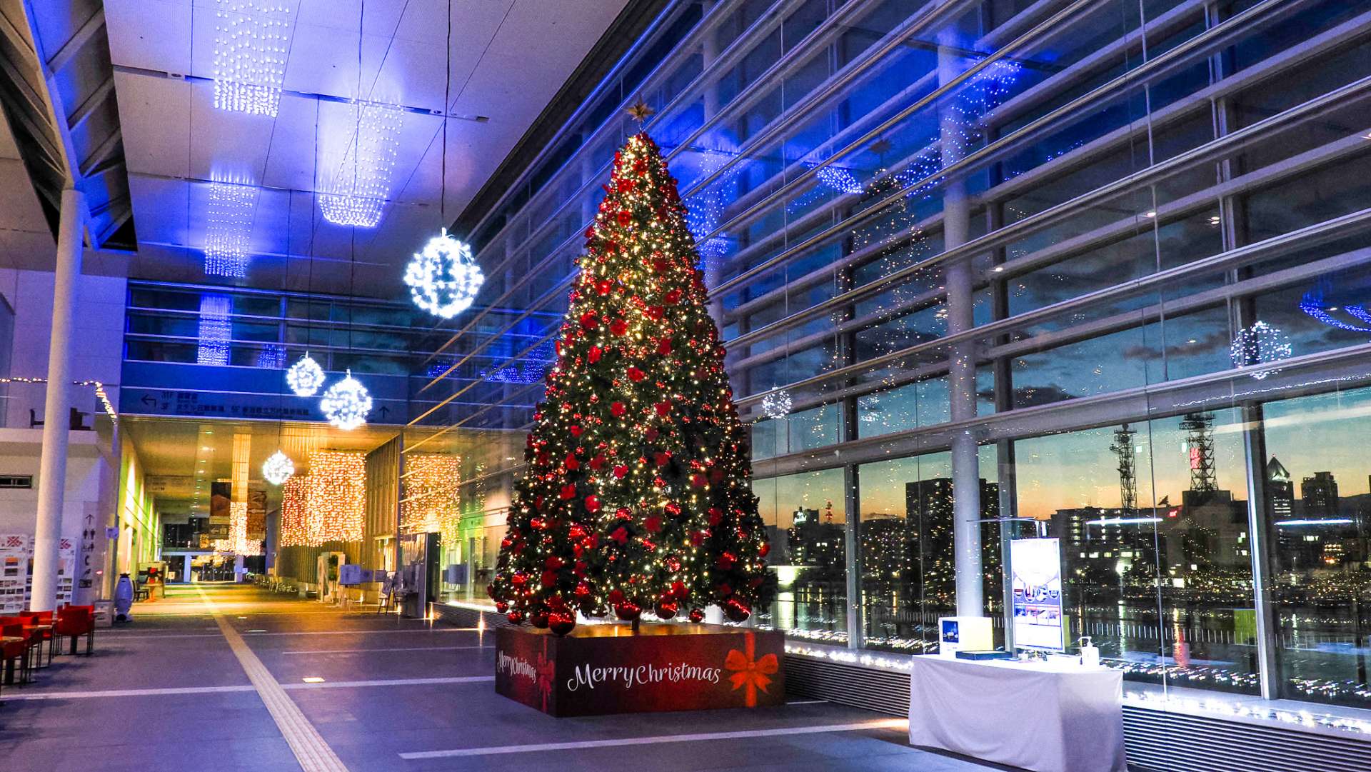 Christmas tree and Winter Illumination in TOKI MESSE