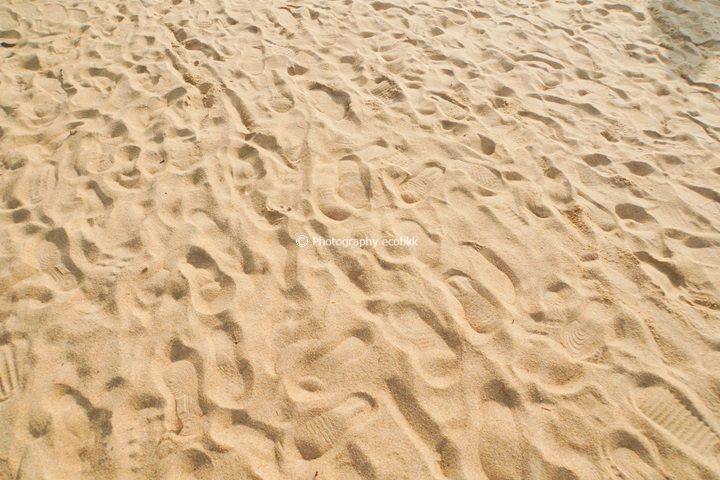 マイカオビーチの砂浜