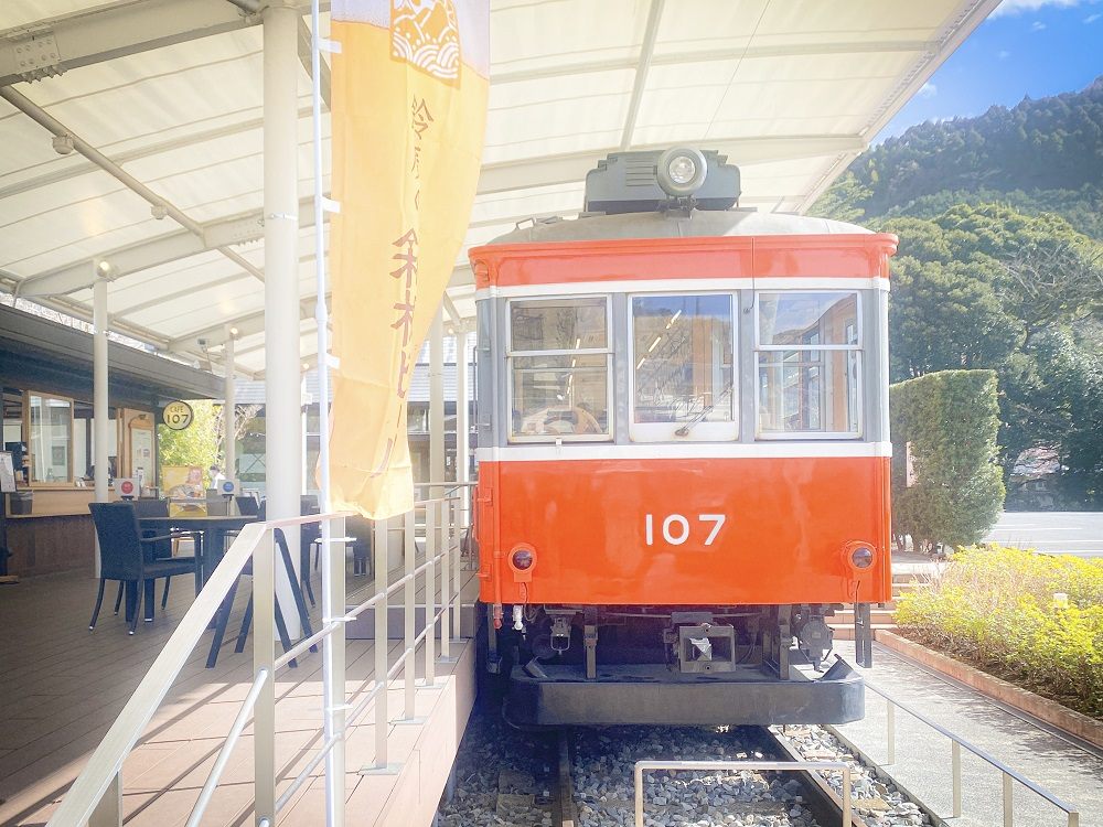 モハ1形107号の登山鉄道