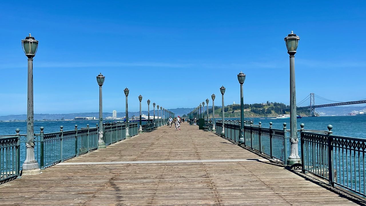 ”ピア７”はサンフランシスコで最も美しい桟橋と言われています
