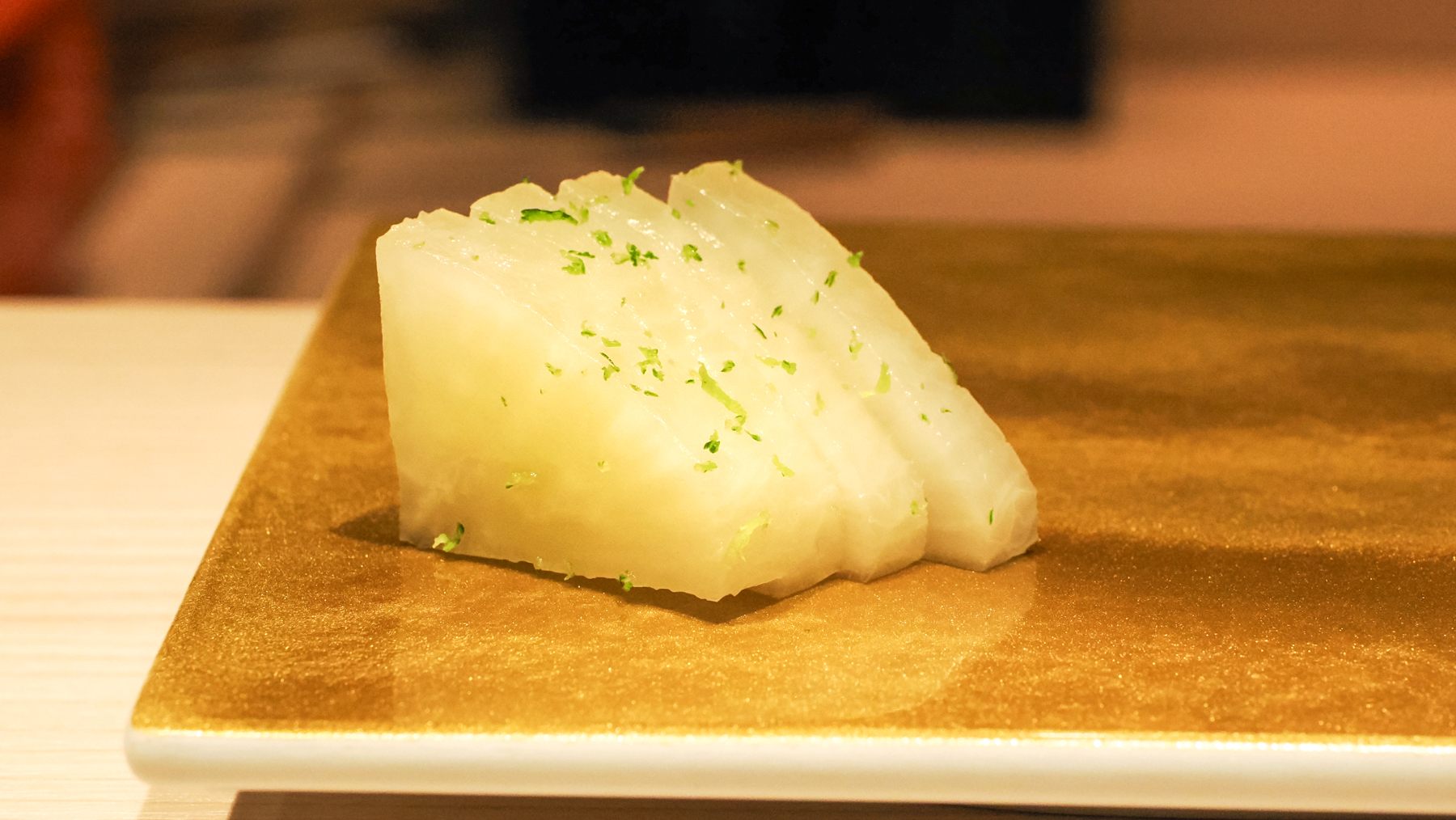 Home-made Japanese pickles as an appetizer