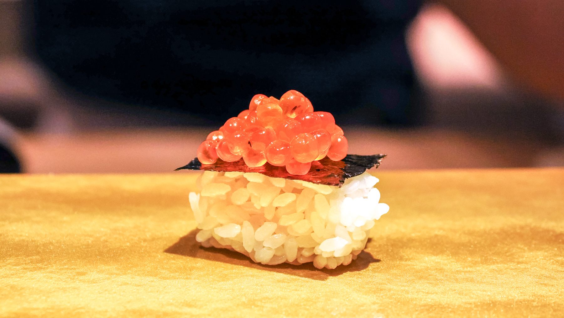Sushi with Ikura