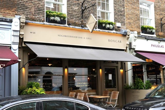 【ロンドン】素敵な空間でおいしいランチ！Boxcar Bar & Grill