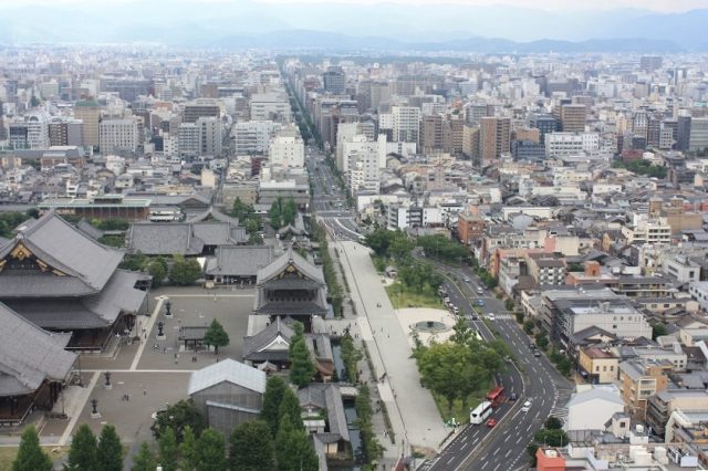 【京都】市内が一望！「京都タワー」からの眺め