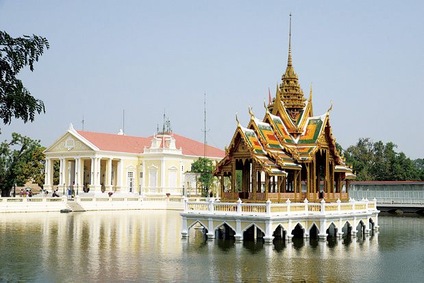タイ風の美しい建物