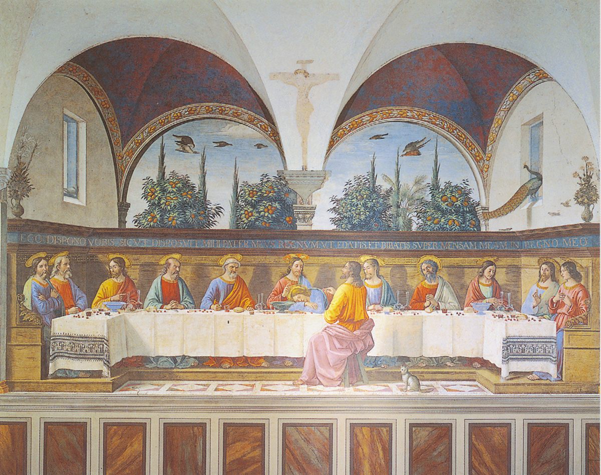 ③ギルランダイオ「最後の晩餐」 1479～1480年頃Ultima Cena