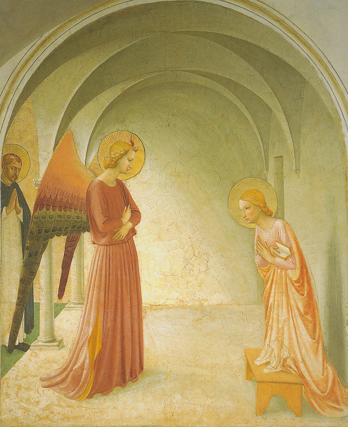 ⑥フラ・アンジェリコ「受胎告知」 1438～1443年Annunciazione