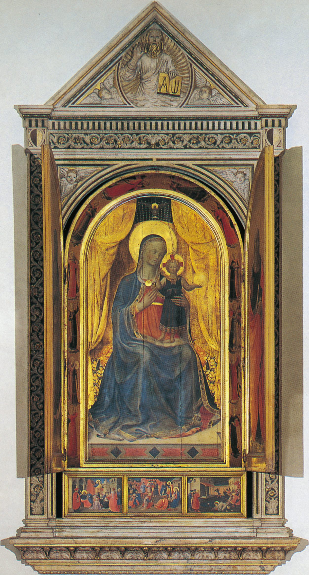 ⑧フラ・アンジェリコ「リナイオーリの祭壇画」1433年Tabernacolo dei Linaioli