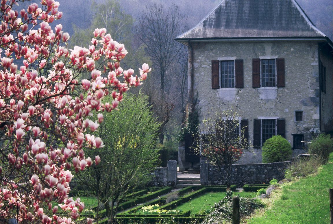 ルソーが幸福な時間を過ごしたシャルメットの館
Ⓒ Office de Tourisme de Chambéry - J. Bouchayer
