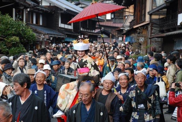 江戸時代の風俗を再現した文化文政風俗絵巻之行列