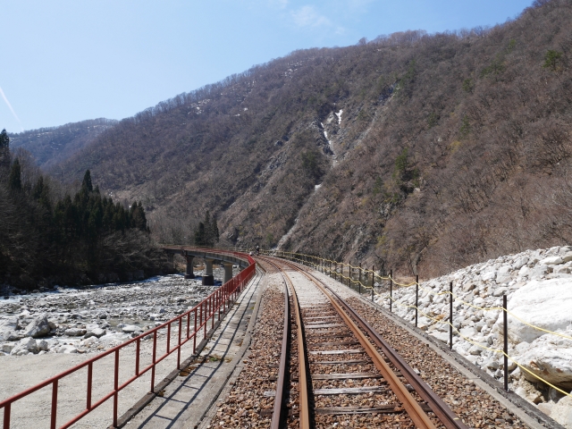 第1高原川橋梁は、絶景のカーブ！