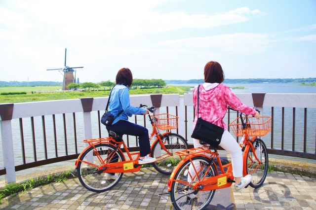 シティサイクル（1人乗り自転車）もレンタル可