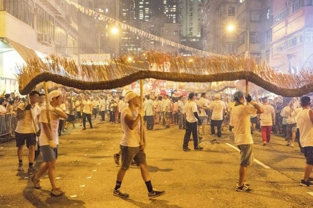 中秋節の大イベントはビクトリアパークへ