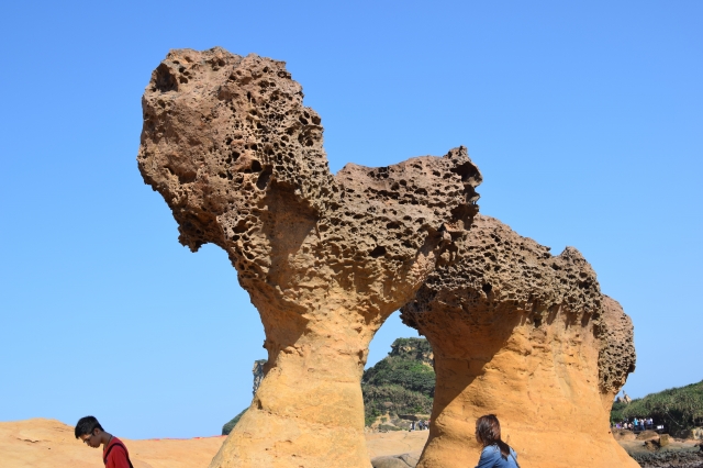 台湾のカッパドキア?野柳地質公園