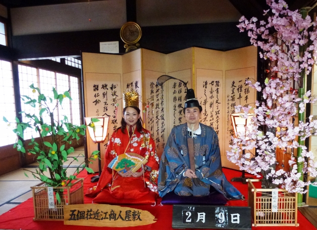 「商家に伝わるひな人形めぐり」(東近江市)