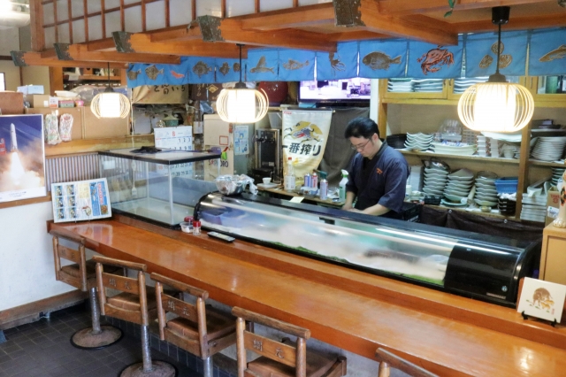 新鮮な海の幸がいただける！　網元（あみもと）