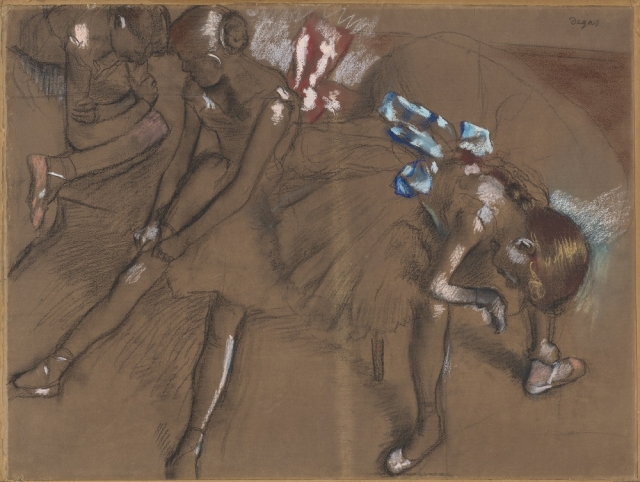 Edgar Degas (1834-1917), Trois danseuses 1879, Washington, National Gallery of Art, © Image Courtesy National Gallery of Art, Washington DC