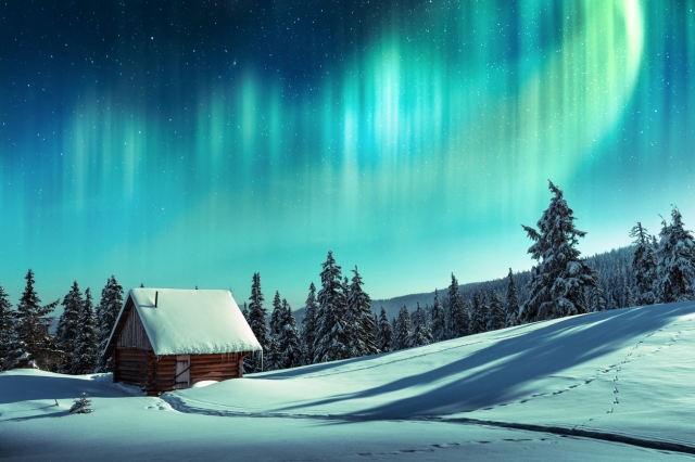 フィンランドのオーロラ ©iStock