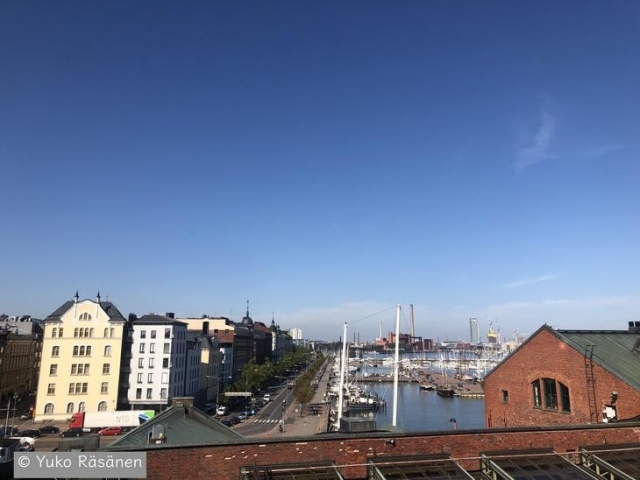 ヘルシンキ港方面の眺め