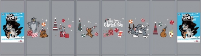 赤レンガ倉庫 クリスマスデザイン ガラスボックス(装飾イメージ)