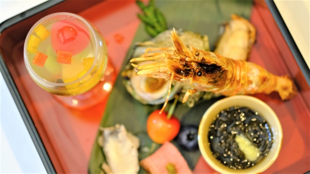 80年前の輪島塗のお膳で食す旬の食材はまた格別