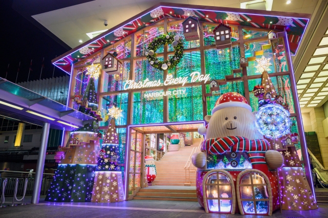 ハーバーシティのハイテクイベント「Christmas Every Day」