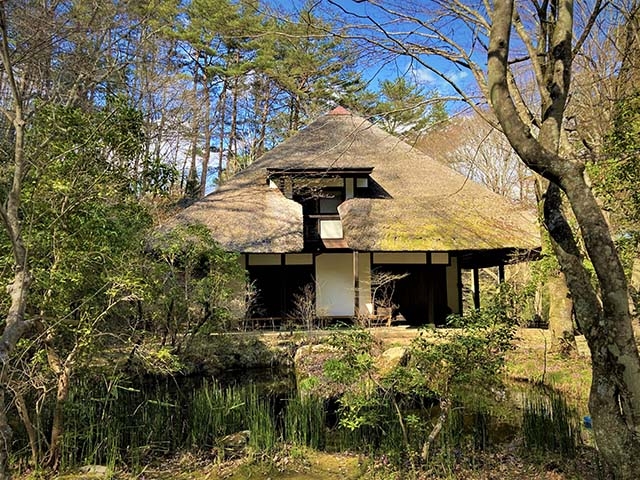 あぶくまの高原エリアにある天山文庫。かわうち草野心平記念館