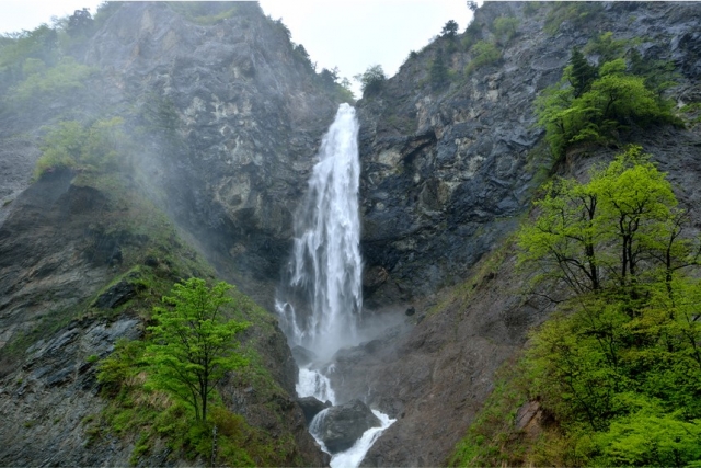 ホワイトロード随一の滝「ふくべの大滝」(白山市)