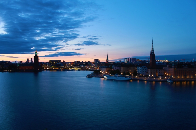 絶景ポイントMonteliusvägen（モンテリウスヴェーゲン）からの夕景